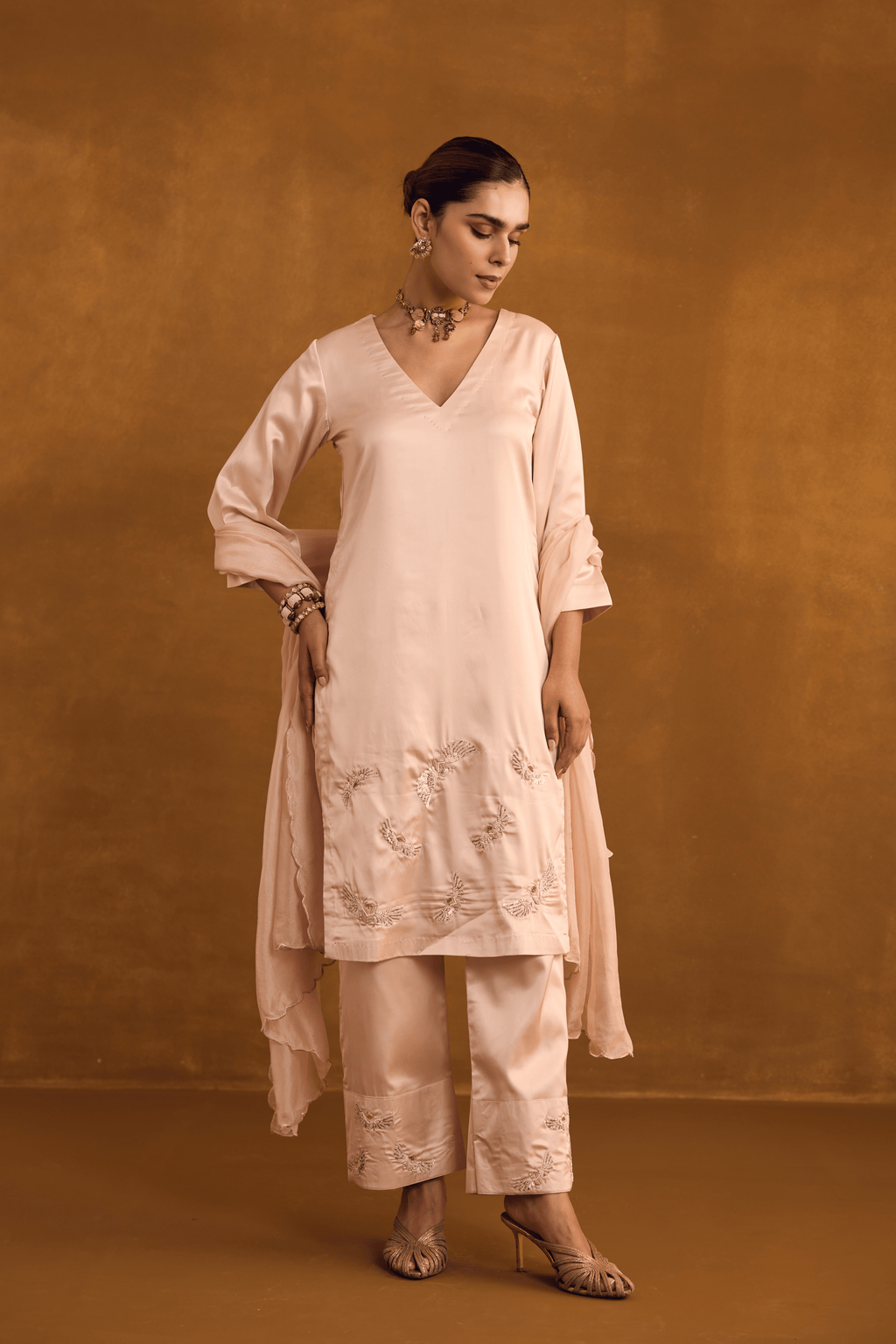 Winged Scarab Kurta Set