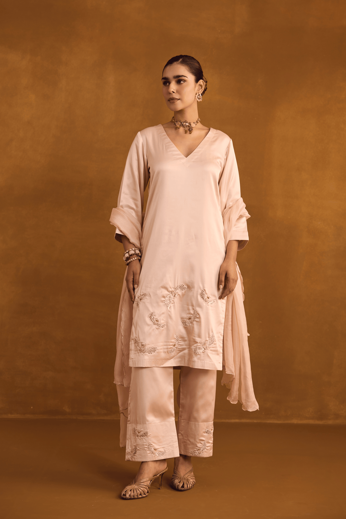 Winged Scarab Kurta Set