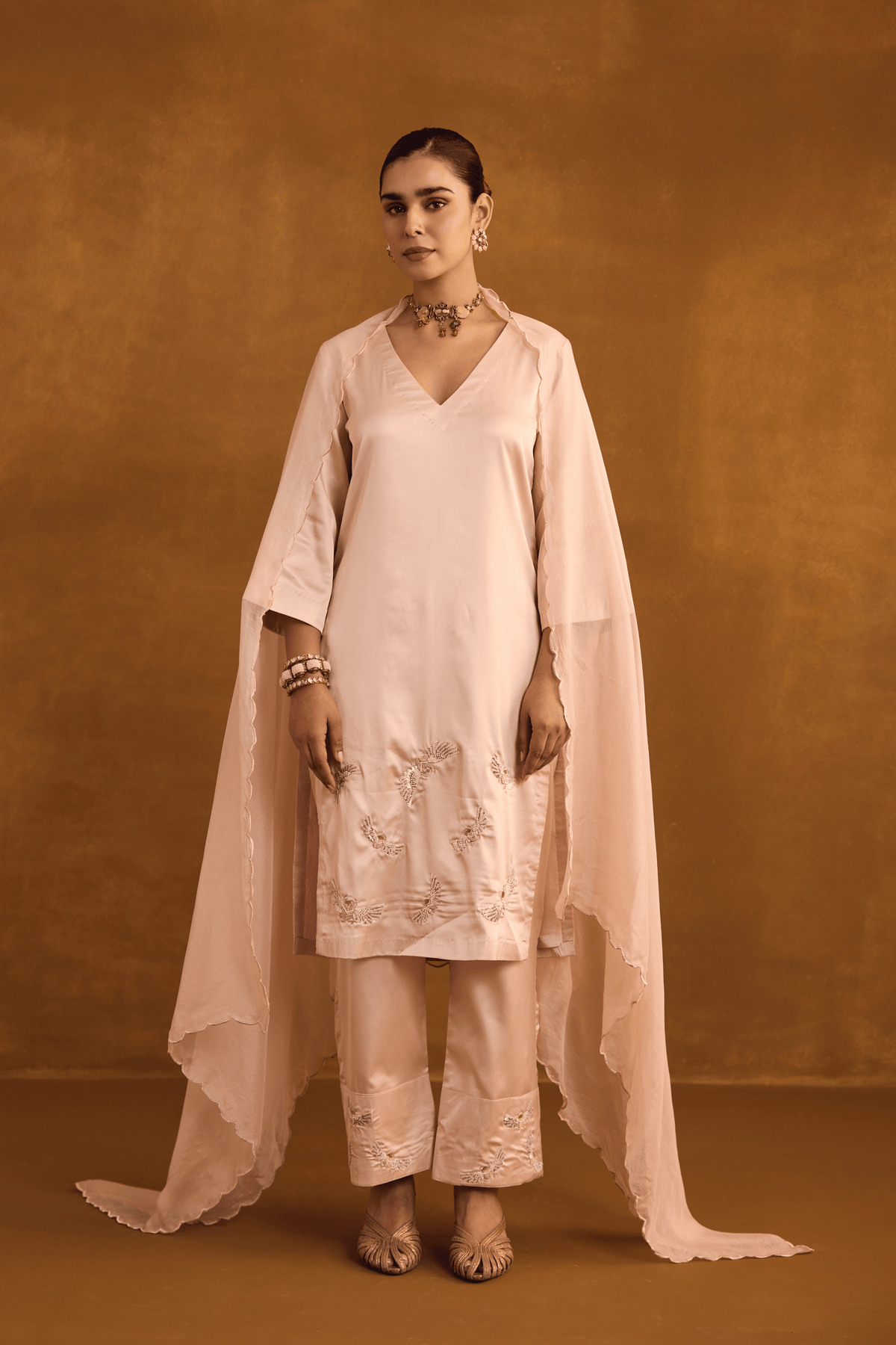 Winged Scarab Kurta Set