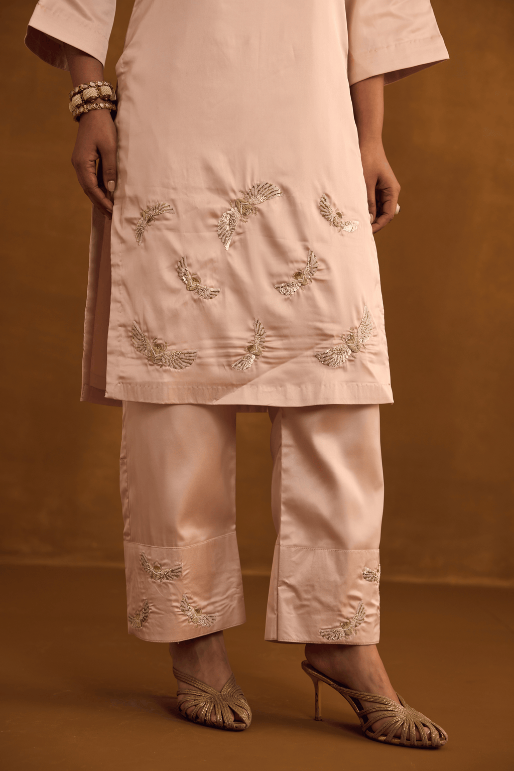 Winged Scarab Kurta Set