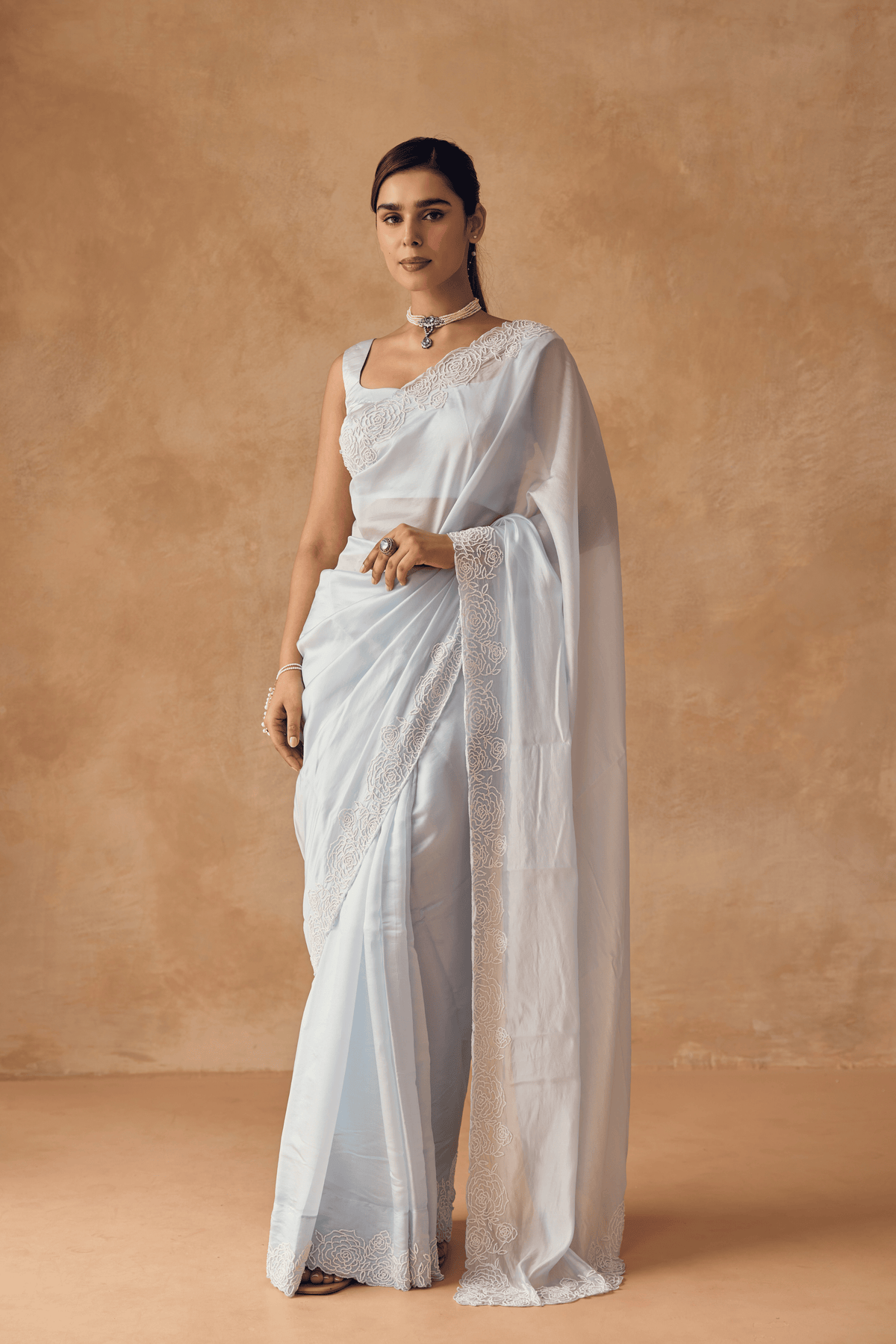 Roseveil Haze Saree
