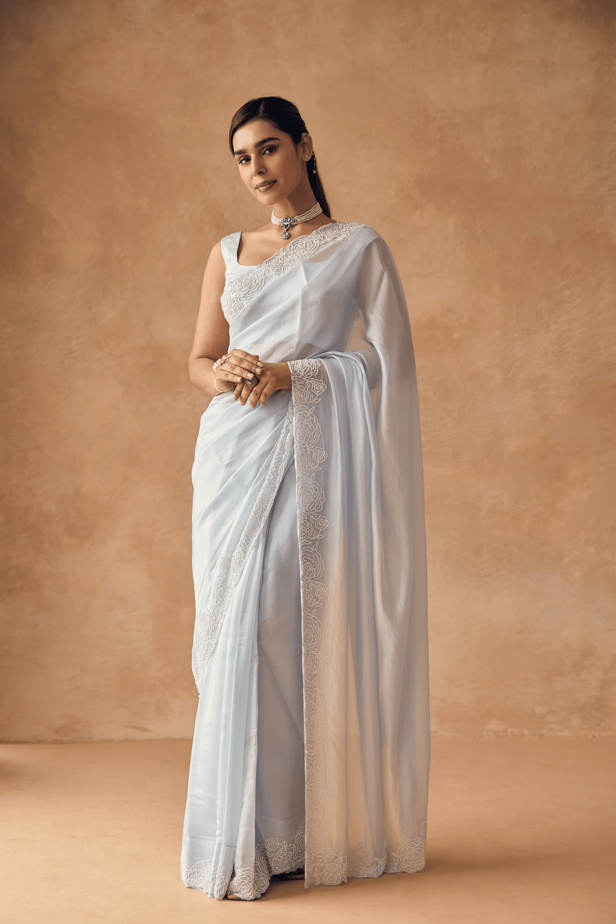 Roseveil Haze Saree