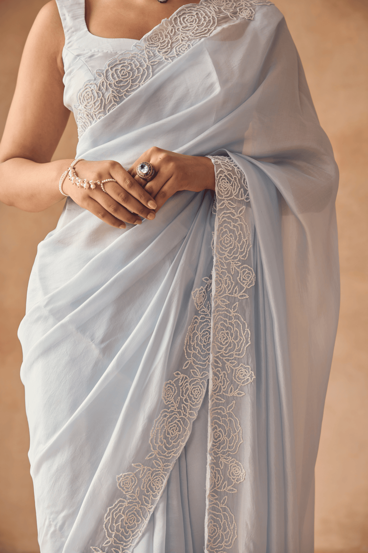 Roseveil Haze Saree
